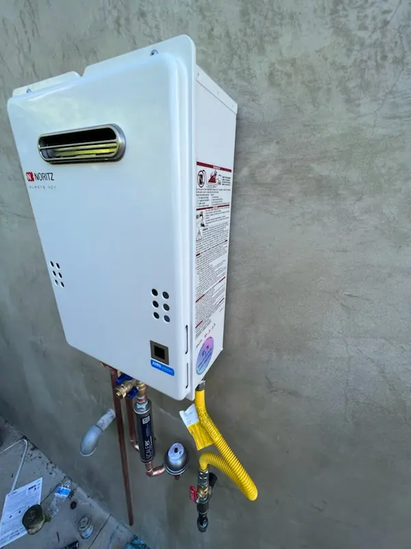 Tankless water heater installation for Tylers Summit homes
