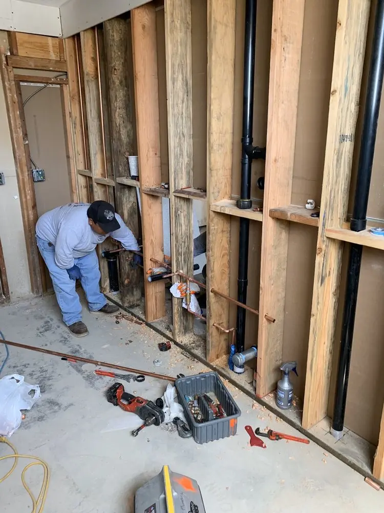 Commercial rough-in plumbing for Water Heater Replacement in Tylers Summit